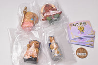 Hotokemono series Nekobosatsu mascot figure [Assorted 4 type set (2.Jizo Bosatsu/3.Miroku Bosatsu/4.Hayagriva/5.Byakue Kannon)]