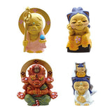 Hotokemono series Nekobosatsu mascot figure [Assorted 4 type set (2.Jizo Bosatsu/3.Miroku Bosatsu/4.Hayagriva/5.Byakue Kannon)]