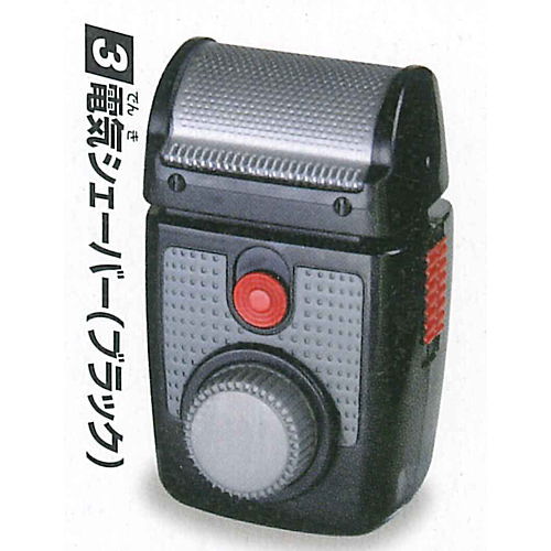 Feel of electric shaver [3.Electric shaver (black)]