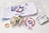 Mamekichi Mameko Neat's daily life Goods collection [Assorted 4 type set (2.Pouch/3.Masking tape (pet pattern)/4.Masking tape (forest pattern)/5.Rubber magnet)]