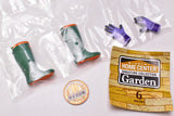 Home center GARDEN Miniature Collection CAPSULE [5.Light grip (gloves)/ Dry Agri # 40 (boots)]