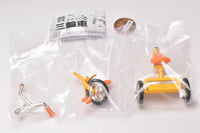 Movable Die-cast Tricycle [3.C: Yellow]