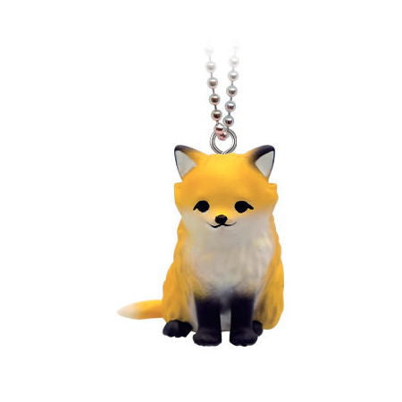 Mokomokokitsune Mascot Ball Chain [5.Akachan Kitsune]