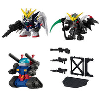 Gundam GASHAPON SENSHI FORTE #13 [Assorted 4 type set (1.F083: Wing Gundam Zero (EW ver.)/2.F084: Gundam Deathscythe Hell (EW ver.)/3.F085: Guntank/6.F088: Base set)]