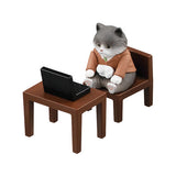 Telework no ura [2.Cat on gray cat]