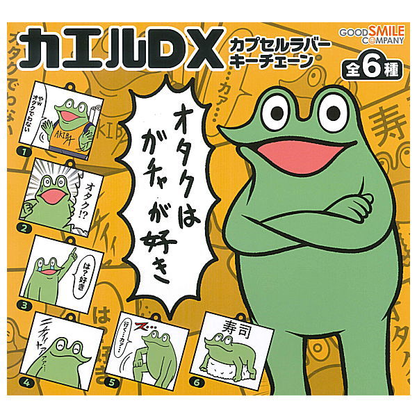 Frog DX Capsule Rubber Key Chain [All 6 type set(Full Complete)]