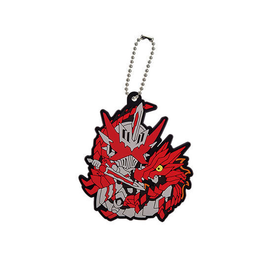 Kamen Rider Saber Capsule Rubber Mascot 02 [4.Kamen Rider Saber  Dragonic Knight]
