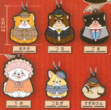 Chuken Mochishiba Marufuku Detective Rubber Mascot [All 6 type set(Full Complete)]