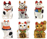 Japanese Maneki Neko (Lucky God) Miniature Collection [All 6 type set(Full Complete)]