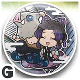 Kimetsu no Yaiba Charabanchoukou Can Badge Part.4 [7.G: Inosuke Hashibira & Shinobu Kocho]