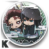 Kimetsu no Yaiba Charabanchoukou Can Badge Part.4 [11.K: Tanjiro Kamado & Muichiro Tokito]