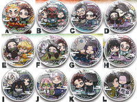 Kimetsu no Yaiba Charabanchoukou Can Badge Part.4 [All 12 type set(Full Complete)]