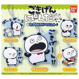 Gokigenpanda Capsule Rubber Mascot [All 5 type set(Full Complete)]