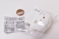 Sumikkogurashi Pakuttohiraku! Silicon accessory case [1.Shirokuma]