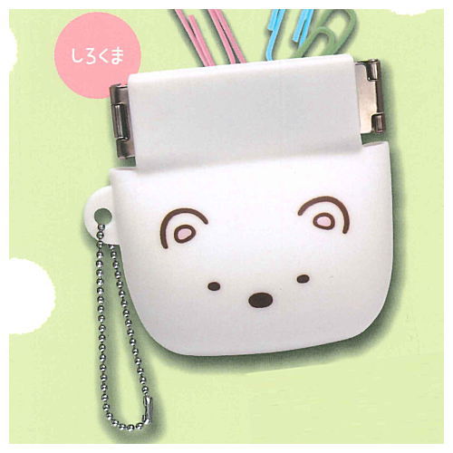 Sumikkogurashi Pakuttohiraku! Silicon accessory case [1.Shirokuma]