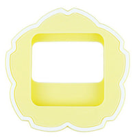 TAMA-KYU Can badge cover like a name tag [3.Yellow]