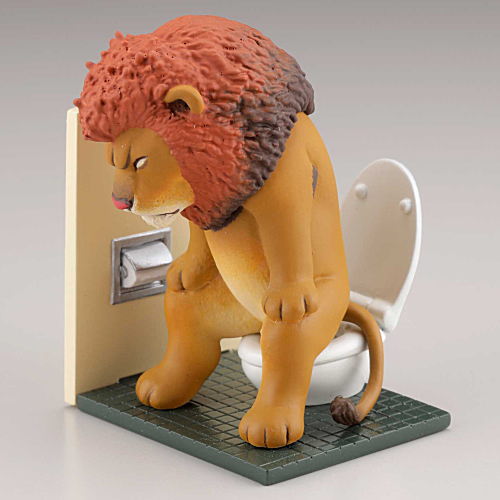 Capsule Q Museum SATO KUNIO's Animal Bathroom break [2.Lion]