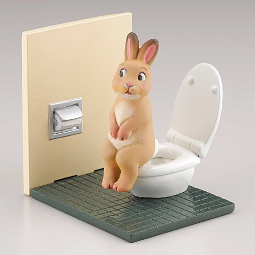 Capsule Q Museum SATO KUNIO's Animal Bathroom break [3.Rabbit]