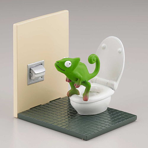 Capsule Q Museum SATO KUNIO's Animal Bathroom break [4.Chameleon]