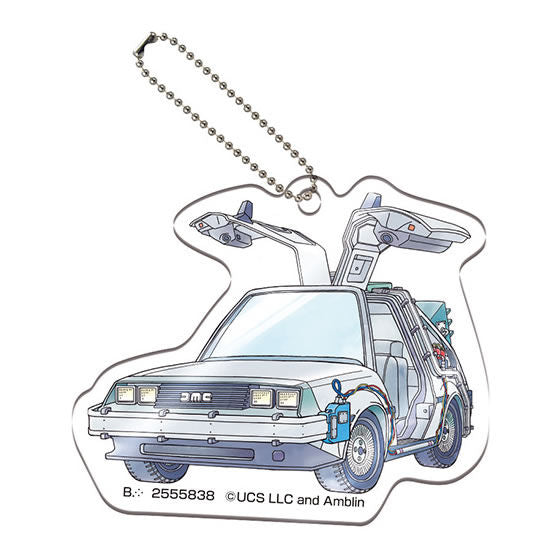 BACK TO THE FUTURE 35th Anniversary Acrylic Key Chain [7.Delorean]