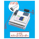 MINI convenience store Cashier and card reader mascot [3.Cashier C + barcode reader]