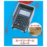 MINI convenience store Cashier and card reader mascot [4.Card reader A + card]