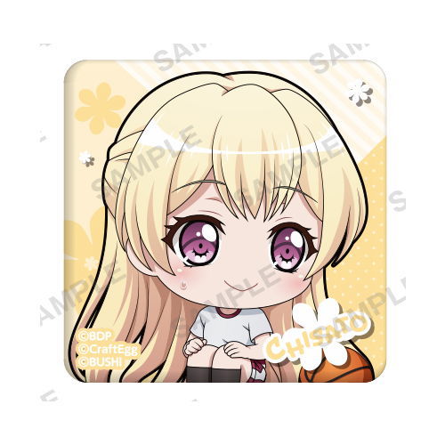 BanG Dream! Girls Band Party! Tamamikuji  Pastel Palettes [8.Can badge: Shirasagi Chisato]