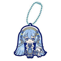 Gashapon Kuji Hatsune Miku Snow Miku 2021 Assort [3.B award: Rubber mascot Snow Miku 2021 (A)]