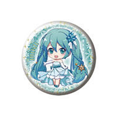 Gashapon Kuji Hatsune Miku Snow Miku 2021 Assort [7.C award: Can Badge  Hatsune Miku]