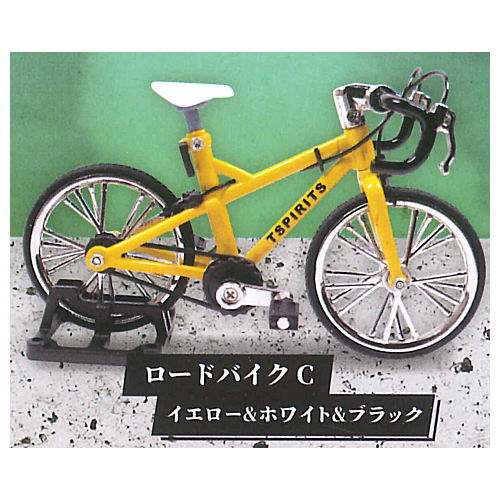 Authentic! Movable! Die-cast! Mini bike Part.2 [3.Road Bike C Yellow & Black]