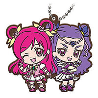 Gashapon kuji Movie PreCure PreCure Assort [5.B award: W Rubber mascot Cure Dream & Milky Rose]