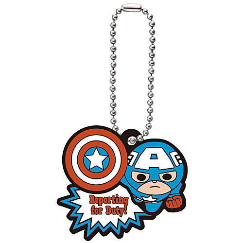 MARVEL MINI HEROES rubber mascot [2.Captain America]