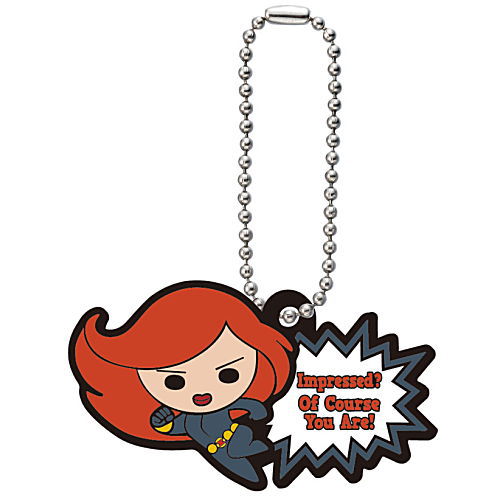 MARVEL MINI HEROES rubber mascot [4.Black Widow]