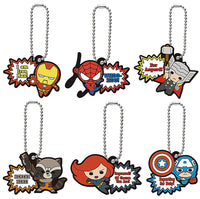 MARVEL MINI HEROES rubber mascot [All 6 type set(Full Complete)]