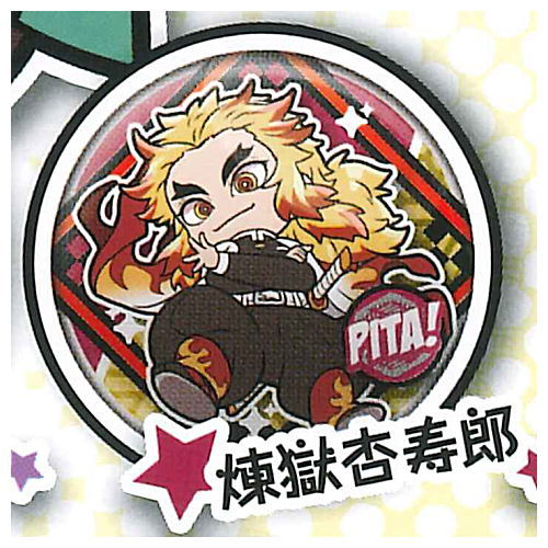 Pita! Deforme Kimetsu no Yaiba Can Badge vol.5 [6.Kyojuro Rengoku]