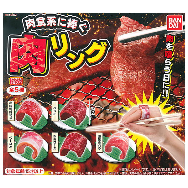 Nikushokukeinisasagu Niku Ring [All 5 type set(Full Complete)]
