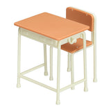 Gashapla Q 1/12 scale classroom [2.B set (light brown + ivory)]
