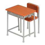 Gashapla Q 1/12 scale classroom [3.C set (dark brown + silver)]