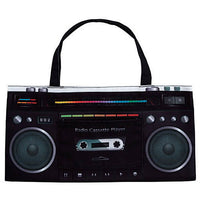 Radio cassette tote and cassette pouch [2.Radio cassette tote (black)]