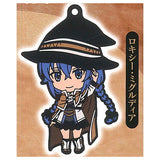 Mushokutensei Nendoroid Plus Capsule Rubber key chain [1.Roxy]