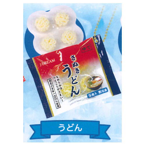 mini frozen food mascot Ball chain Part.3 [3.Udon]