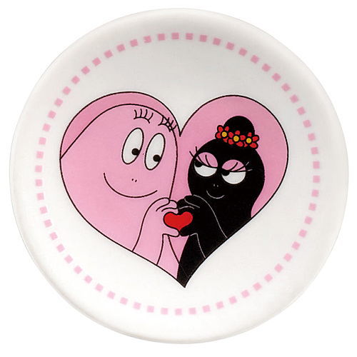 Barbapapa Mini Tableware Collection [7.Saucer C Heart]