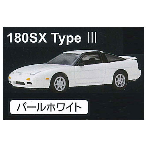 C Car Craft 1/72 scale Nissan Silvia (S13) & 180SX [5.180SX Type III Pearl White]