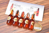KOKAGE My Favorite Beer Miniature Charm Collection [All 5 type set(Full Complete)]