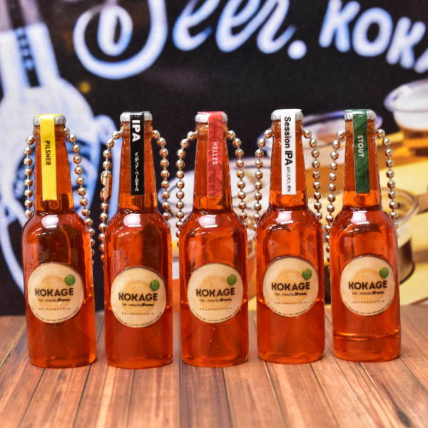 KOKAGE My Favorite Beer Miniature Charm Collection [All 5 type set(Full Complete)]