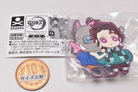 Kimetsu no Yaiba Charabanchoukou Rubber mascot Part.7 Mugen Train [4.Tanjirou Kamado & Inosuke Hashibira]