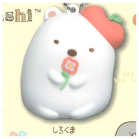 Sumikkogurashi Tokage House Rubber Mascot Key Chain [1.Shirokuma]