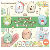 Sumikkogurashi Tokage House Rubber Mascot Key Chain [All 6 type set(Full Complete)]