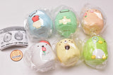 Sumikkogurashi Tokage House Rubber Mascot Key Chain [All 6 type set(Full Complete)]