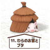 Sugomori pet [11.Straw house and pig]